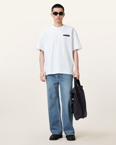 Redact Oversized Embroidered Logo T-Shirt