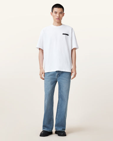Redact Oversized Embroidered Logo T-Shirt