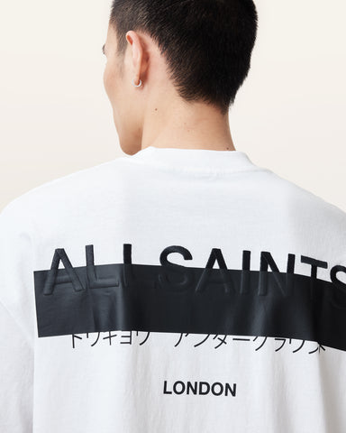 Redact Oversized Embroidered Logo T-Shirt