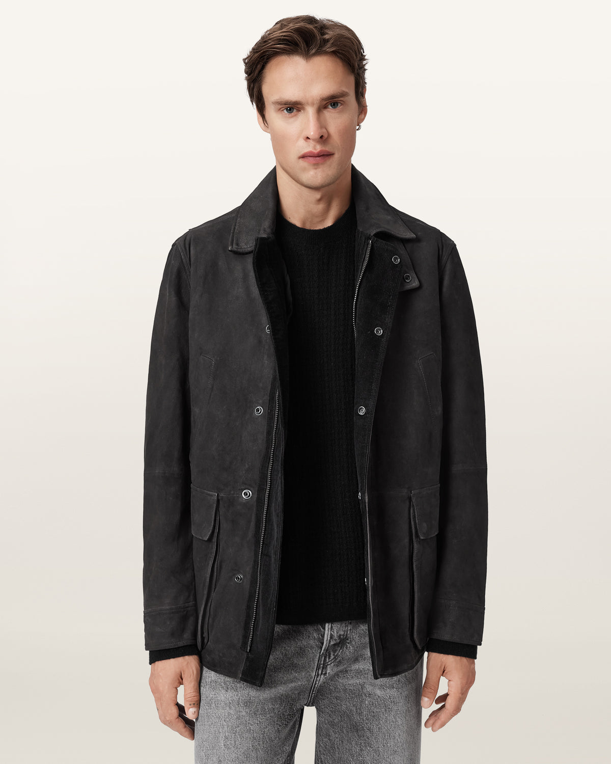 Bolton Waxed Suede Coat