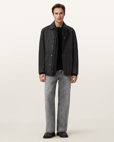 Bolton Waxed Suede Coat