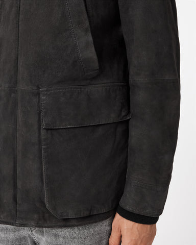 Bolton Waxed Suede Coat