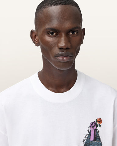 Defiance Oversized Graphic T-Shirt