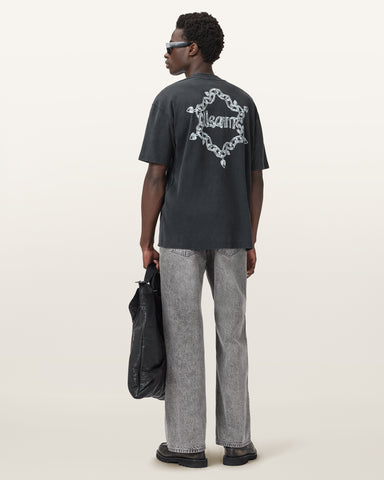 Drip Short Sleeve Oversized T-Shirt