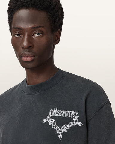 Drip Short Sleeve Oversized T-Shirt