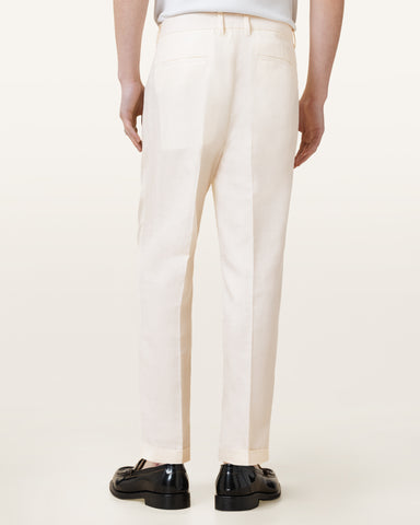 Cross Tallis Linen Blend Slim Pants