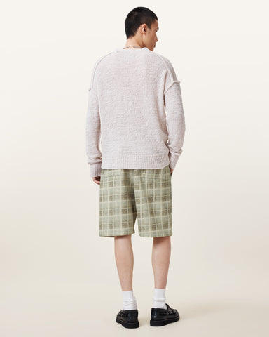 Benji Checked Sweat Shorts