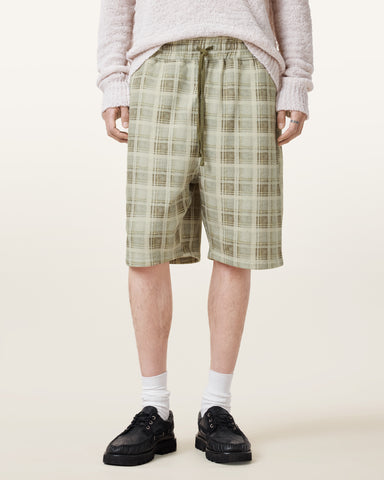Benji Checked Sweat Shorts