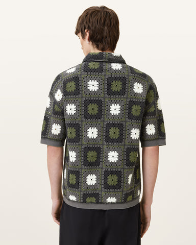 Mandon Crochet Knit Shirt
