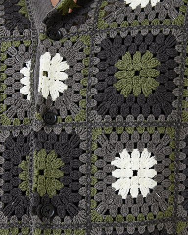 Mandon Crochet Knit Shirt