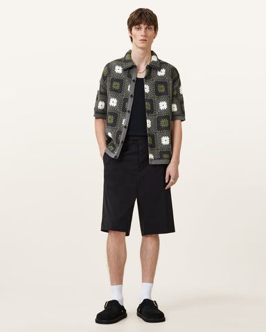 Mandon Crochet Knit Shirt