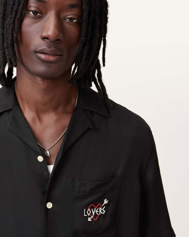 Lovers Embroidered Relaxed Fit Shirt