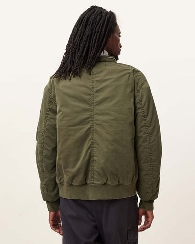 Banner Relaxed Fit Bomber Jacket