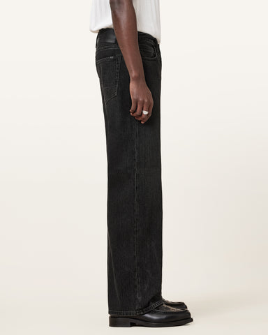 Lenny Loose Fit Wide Leg Denim Jeans