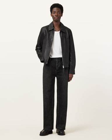 Lenny Loose Fit Wide Leg Denim Jeans