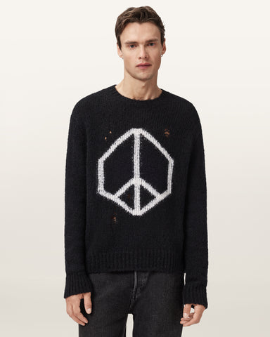 Message Oversized Wool Sweater