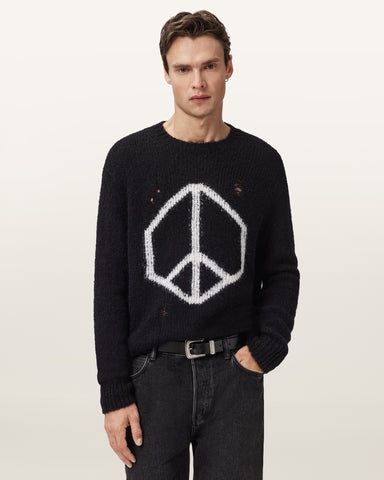 Message Oversized Wool Sweater