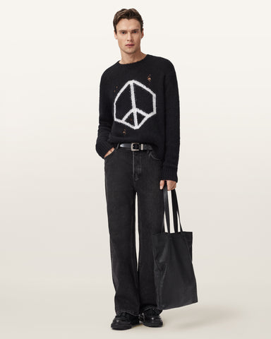 Message Oversized Wool Sweater