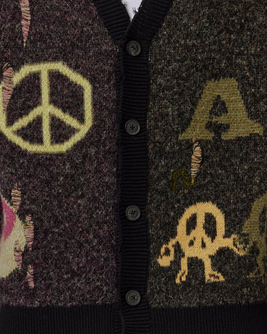 Emotive Oversized Jacquard Cardigan