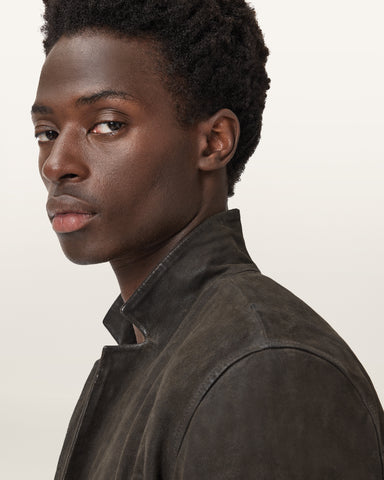 Monet Waxed Suede Blazer