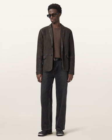 Monet Waxed Suede Blazer