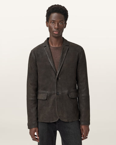Monet Waxed Suede Blazer