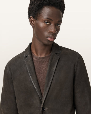Monet Waxed Suede Blazer