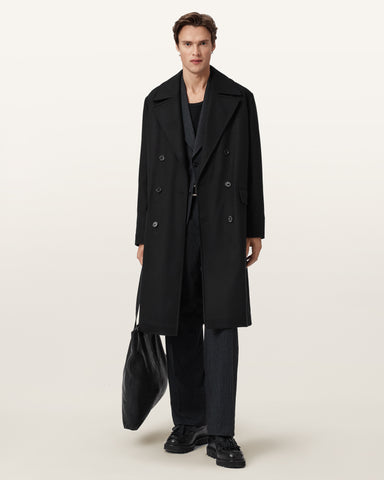 Curran Relaxed Fit Wool Coat