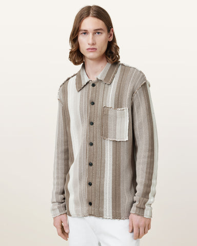 Truck Striped Cardigan