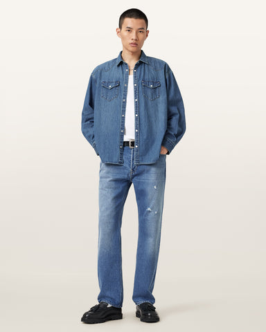 Reid Straight Fit Denim Jeans