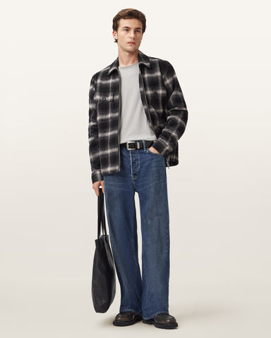 Figure Crew Neck Raw Edge T-Shirt