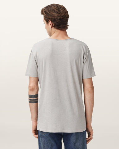 Figure Crew Neck Raw Edge T-Shirt