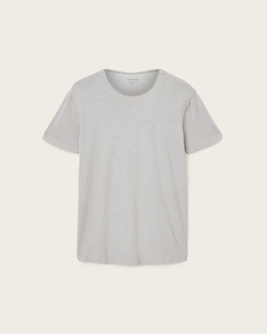 Figure Crew Neck Raw Edge T-Shirt