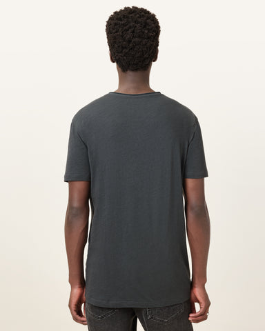 Figure Crew Neck Raw Edge T-Shirt