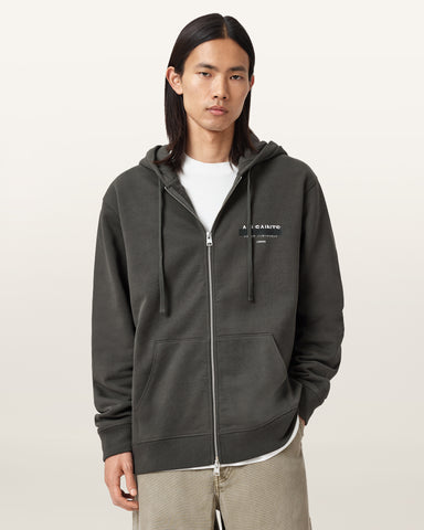Redact Zip Up Hoodie