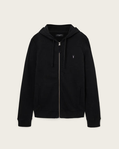 Raven Zip Up Ramskull Hoodie