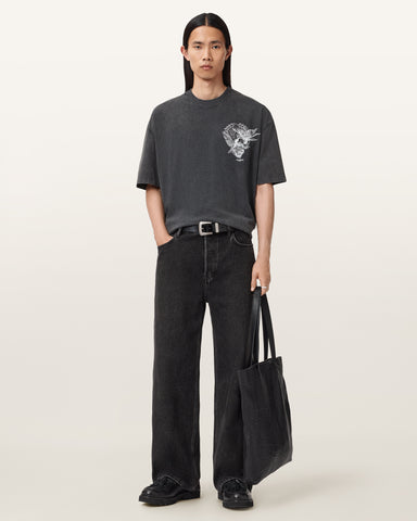 Mysteries Oversized Graphic T-Shirt