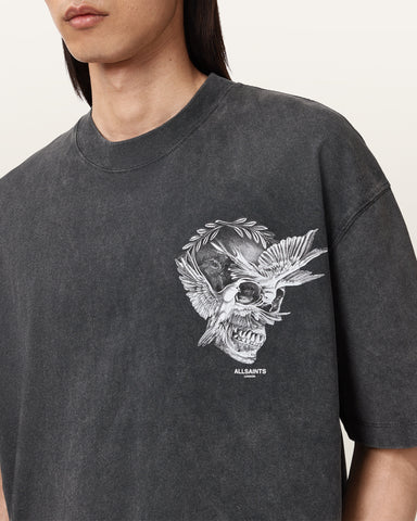 Mysteries Oversized Graphic T-Shirt