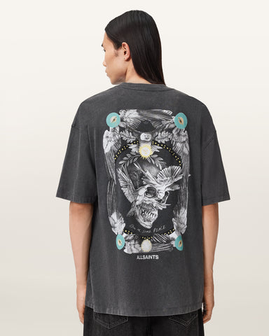 Mysteries Oversized Graphic T-Shirt