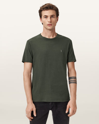 Brace Brushed Cotton Crew Neck T-Shirt