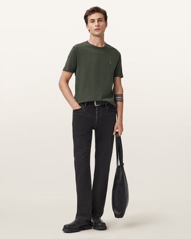 Brace Brushed Cotton Crew Neck T-Shirt