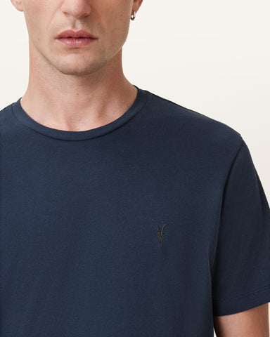 Brace Brushed Cotton Crew Neck T-Shirt