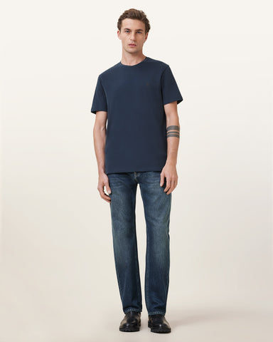 Brace Brushed Cotton Crew Neck T-Shirt