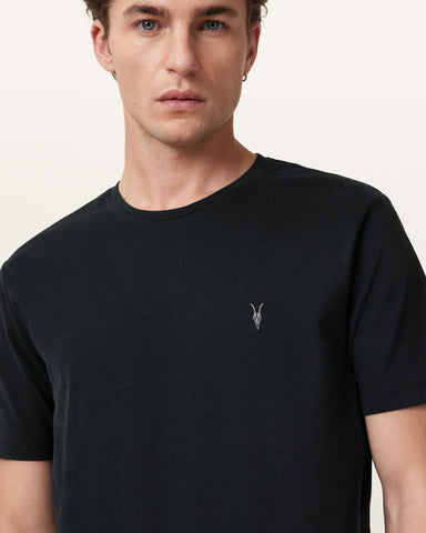 Brace Brushed Cotton Crew Neck T-Shirt