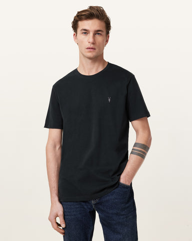 Brace Brushed Cotton Crew Neck T-Shirt