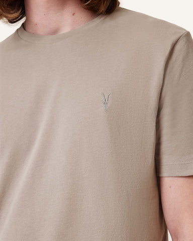 Brace Brushed Cotton Crew Neck T-Shirt