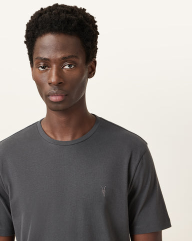 Brace Brushed Cotton Crew Neck T-Shirt