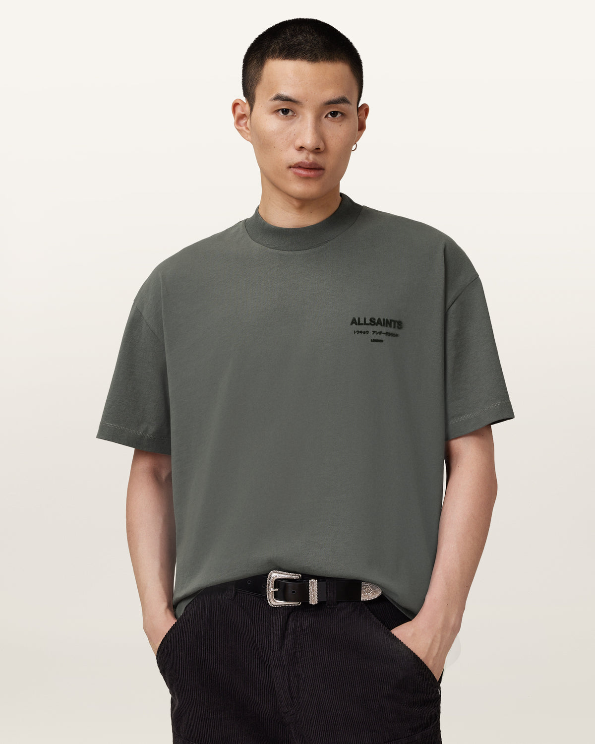 Xander Flocked Logo Oversized T-Shirt