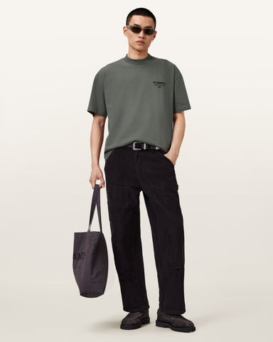 Xander Flocked Logo Oversized T-Shirt