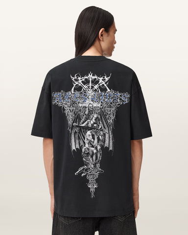 Swords Oversized Graphic T-Shirt